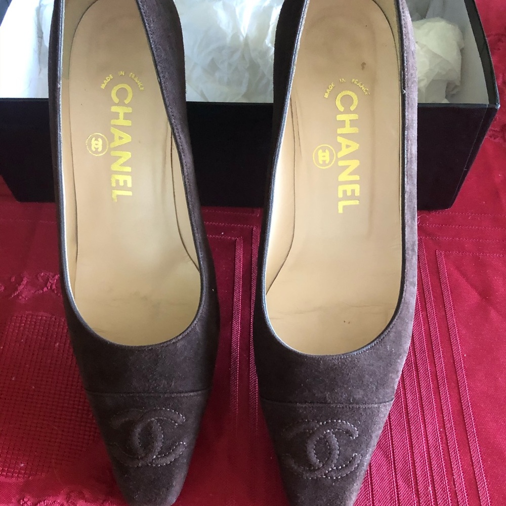 Chanel Suede heels
